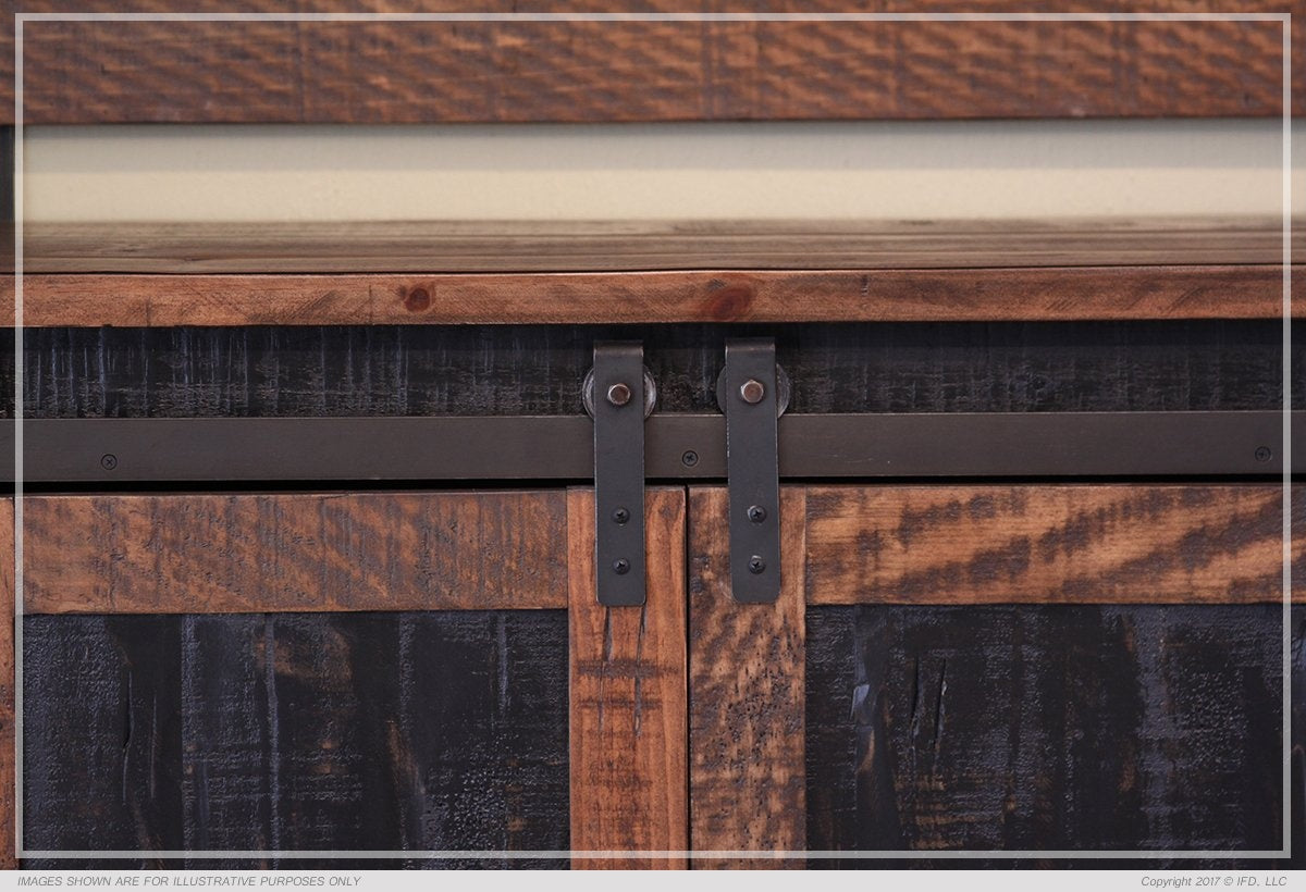 TV-Stand w/2 Doors, 2 Mesh Doors