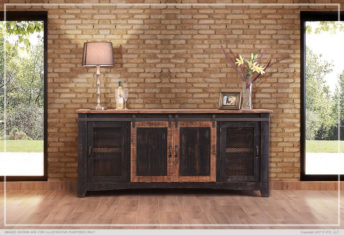 60" TV Stand w/4 doors & Shelves