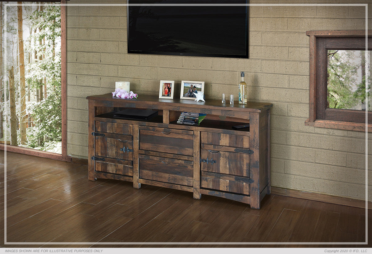 60" TV Stand w/2 Doors, 2 Drawer & 3 shelves