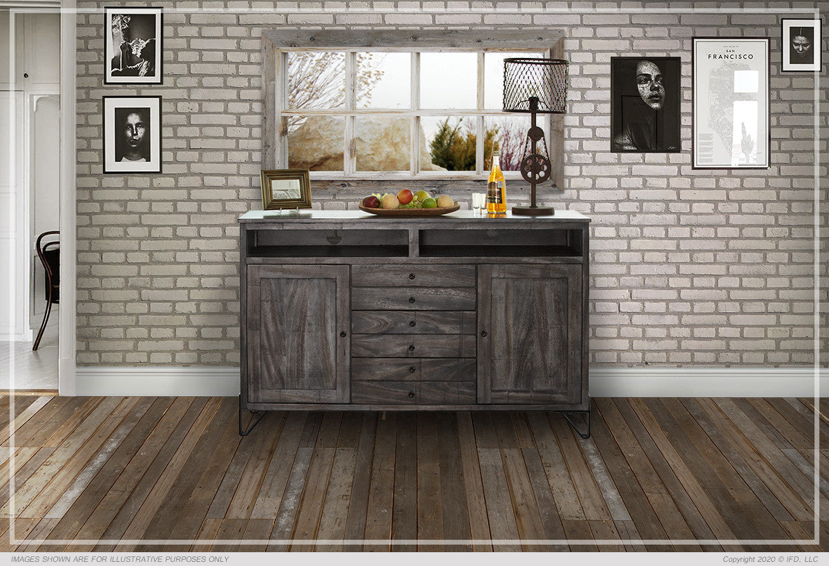 60" TV Stand w/3 Drawer, 2 Door