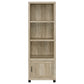 Sachin 3-shelf Engineered Wood Media Tower Distressed Pine
