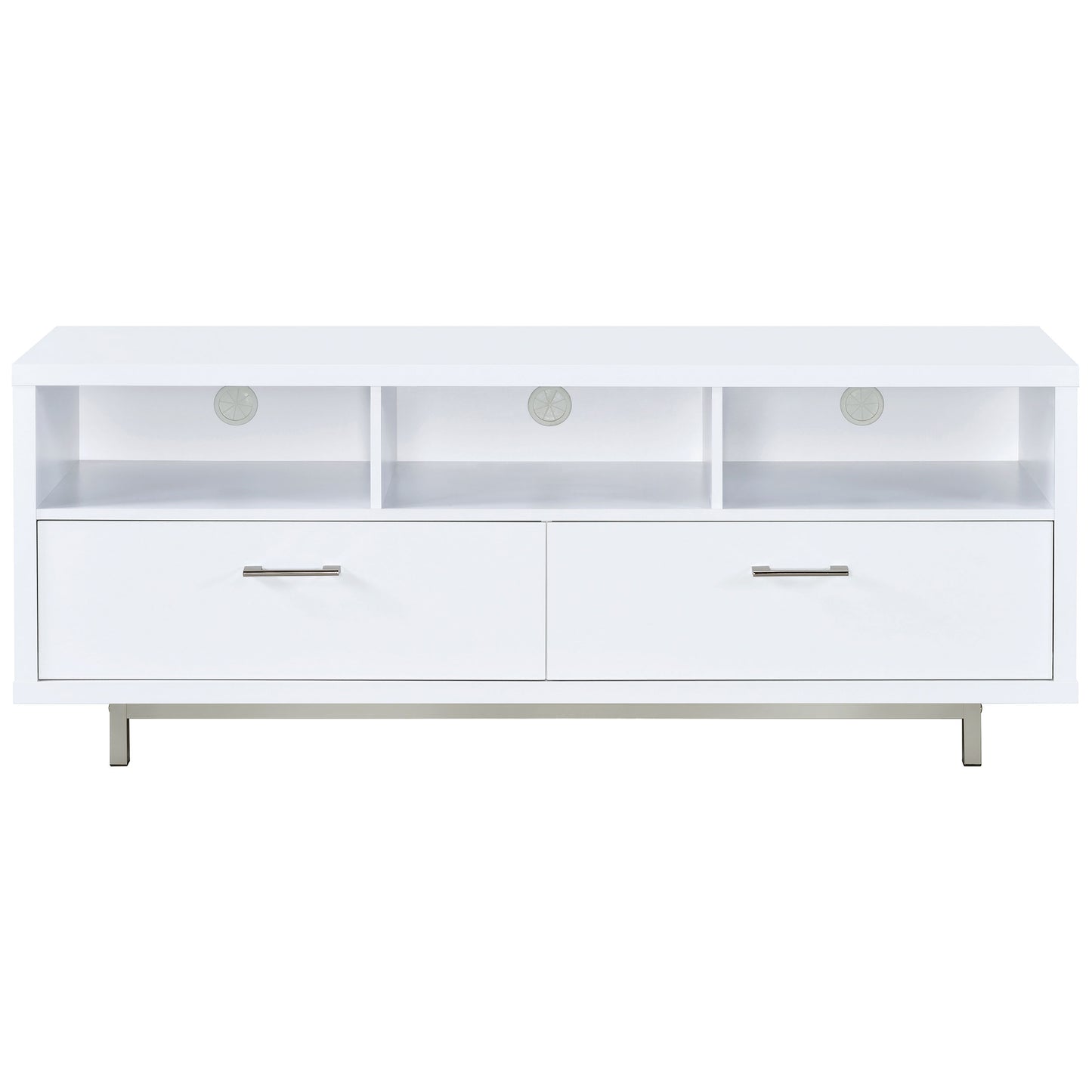 Casey 2-drawer Engineered Wood 60-inch TV Stand White