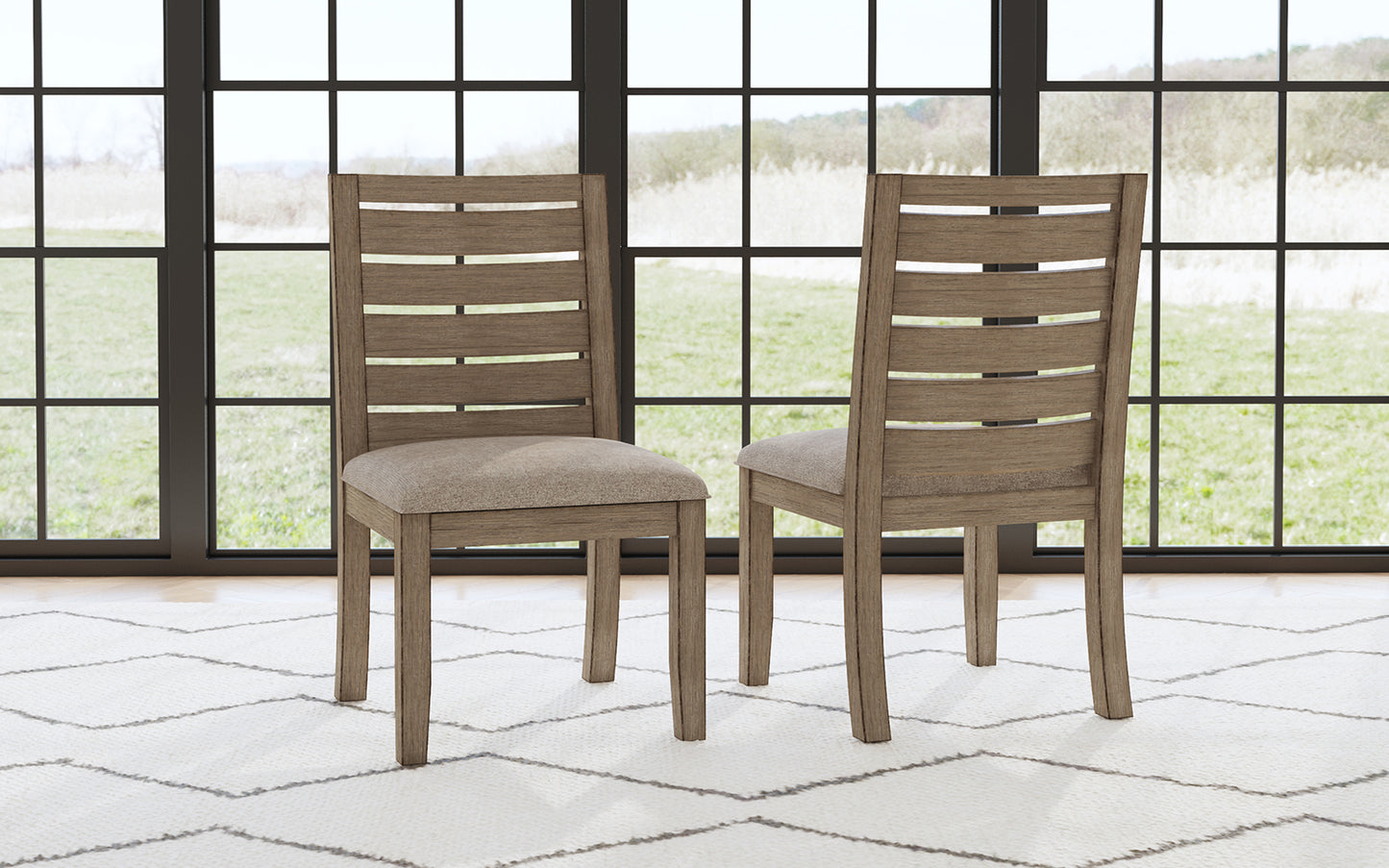 LADDERBACK UPH SEAT CHAIR