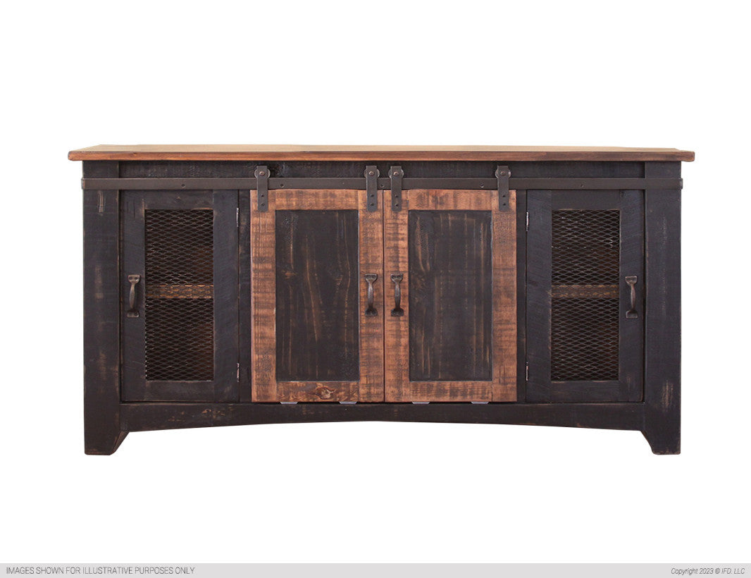 60" TV Stand w/4 doors & Shelves