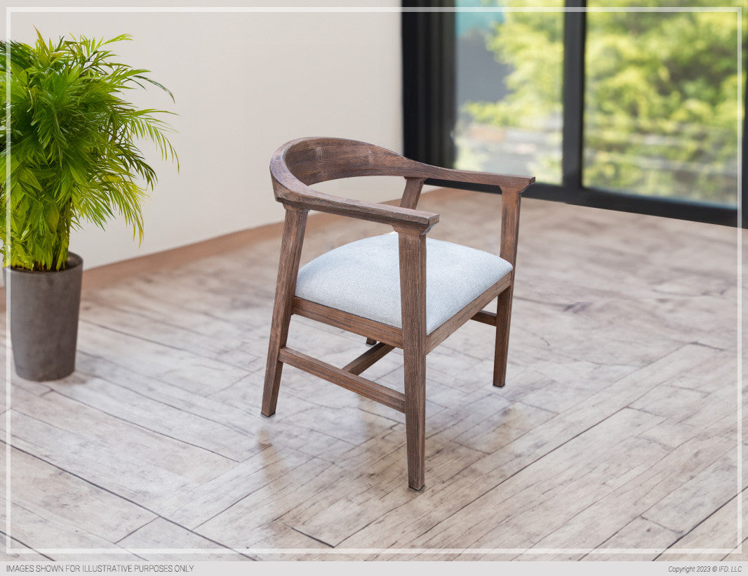 Solid Wood Chair w/Uph. Seat
