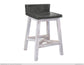 Two Tone 24" Wooden Stool