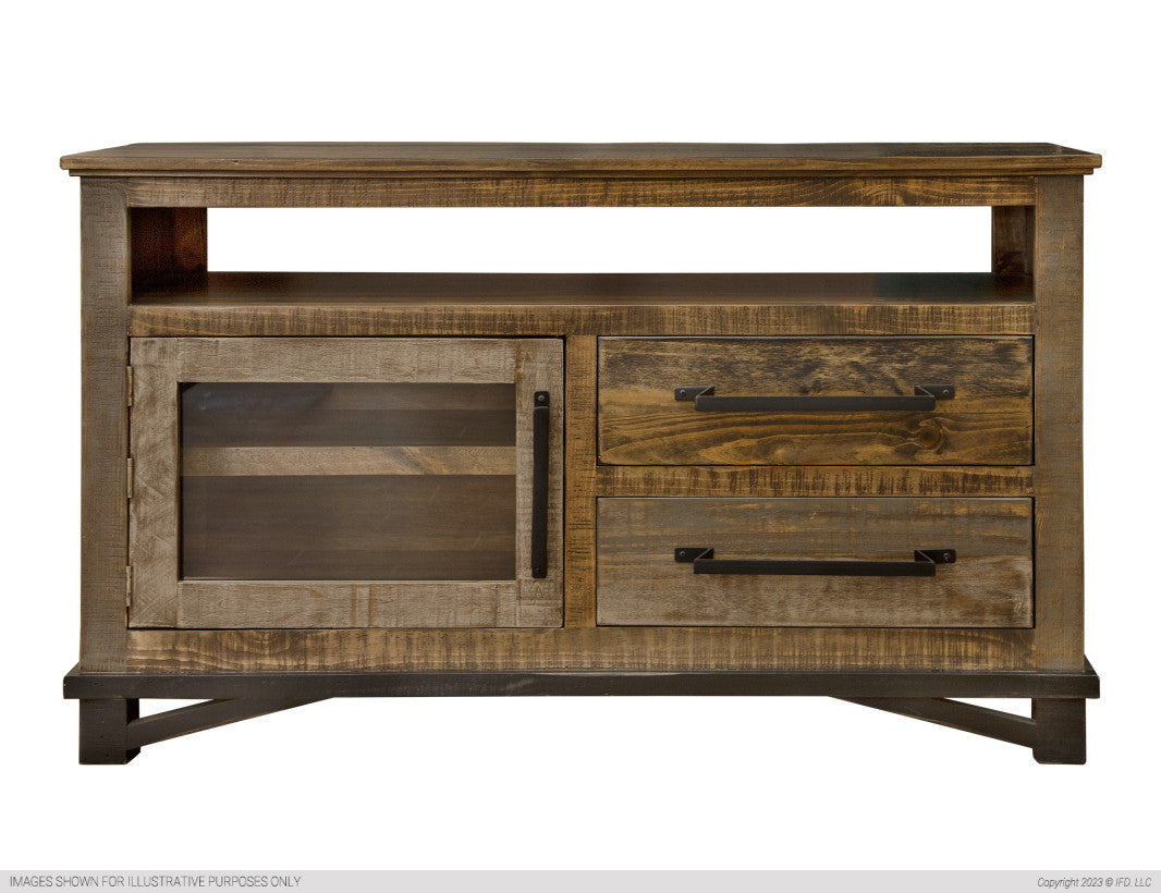 3 Drawer, 2 Doors 62" TV Stand