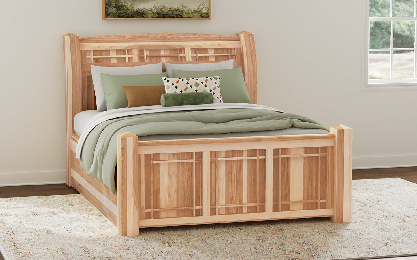 QUEEN ARCH STORAGE BED