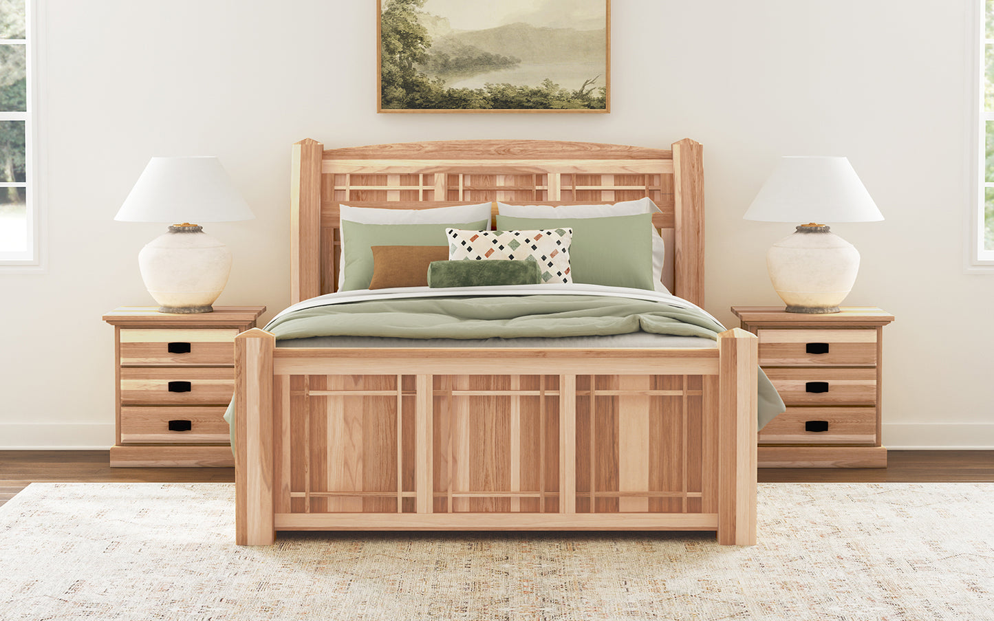 QUEEN ARCH STORAGE BED