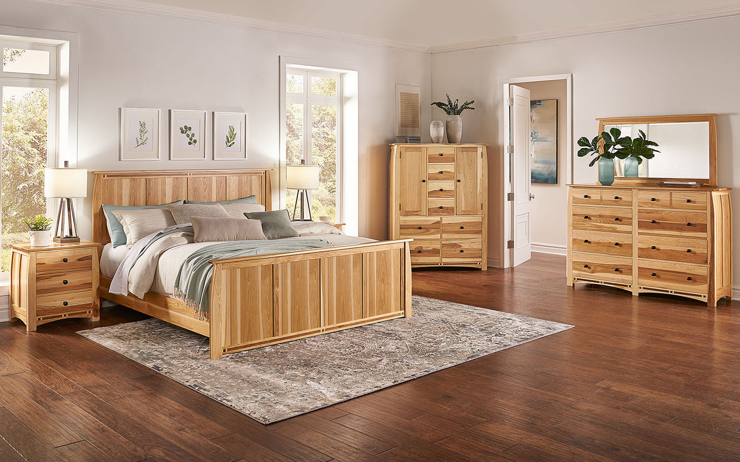 KING PANEL BED