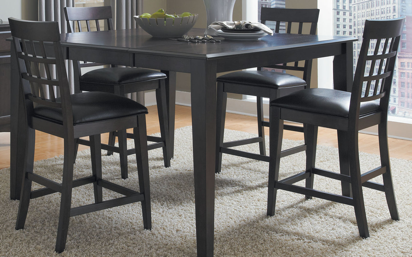 GRIDBACK UPHOLSTERED BARSTOOL