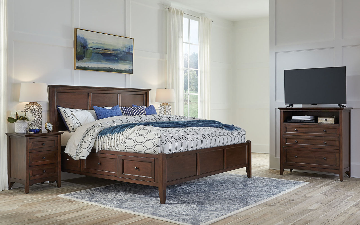 QUEEN STORAGE BED