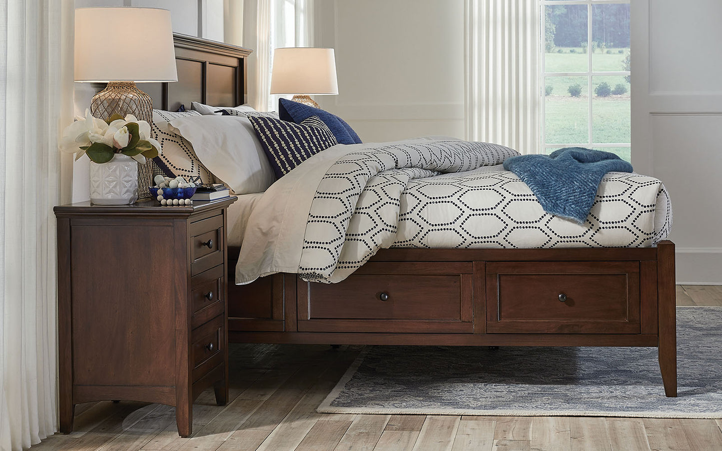 CAL KING STORAGE BED