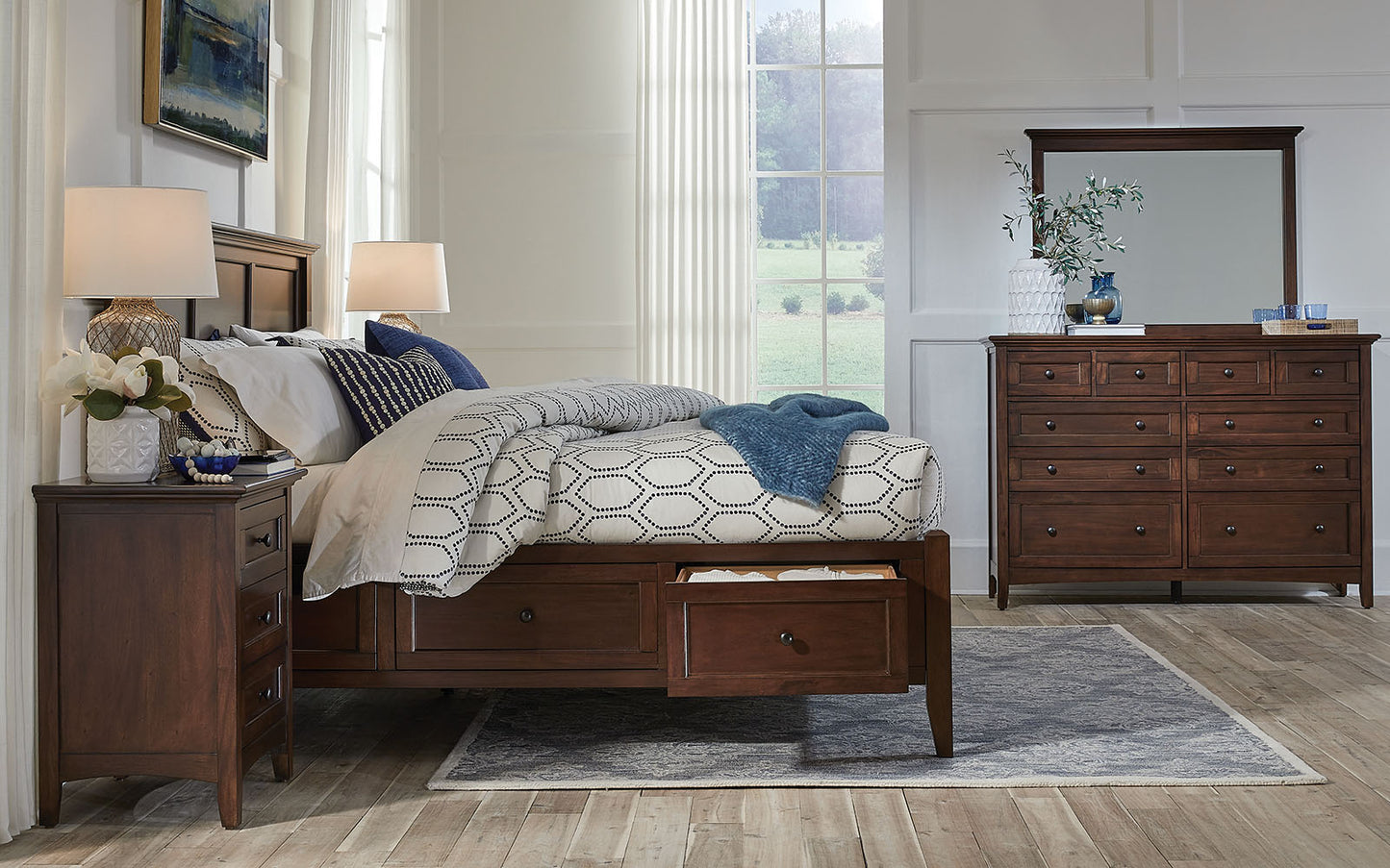 CAL KING STORAGE BED