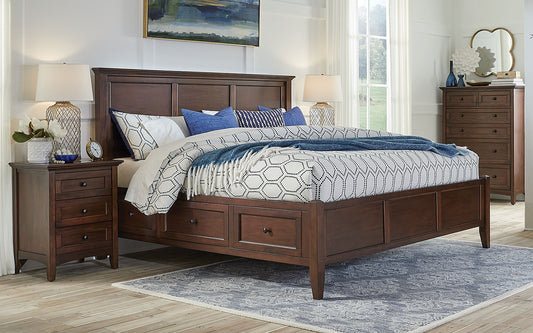 CAL KING STORAGE BED
