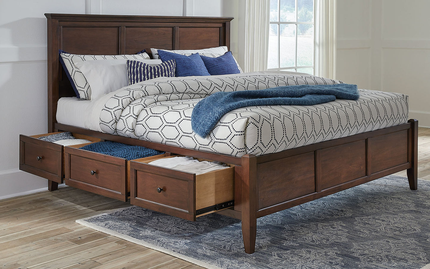 CAL KING STORAGE BED