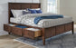 CAL KING STORAGE BED