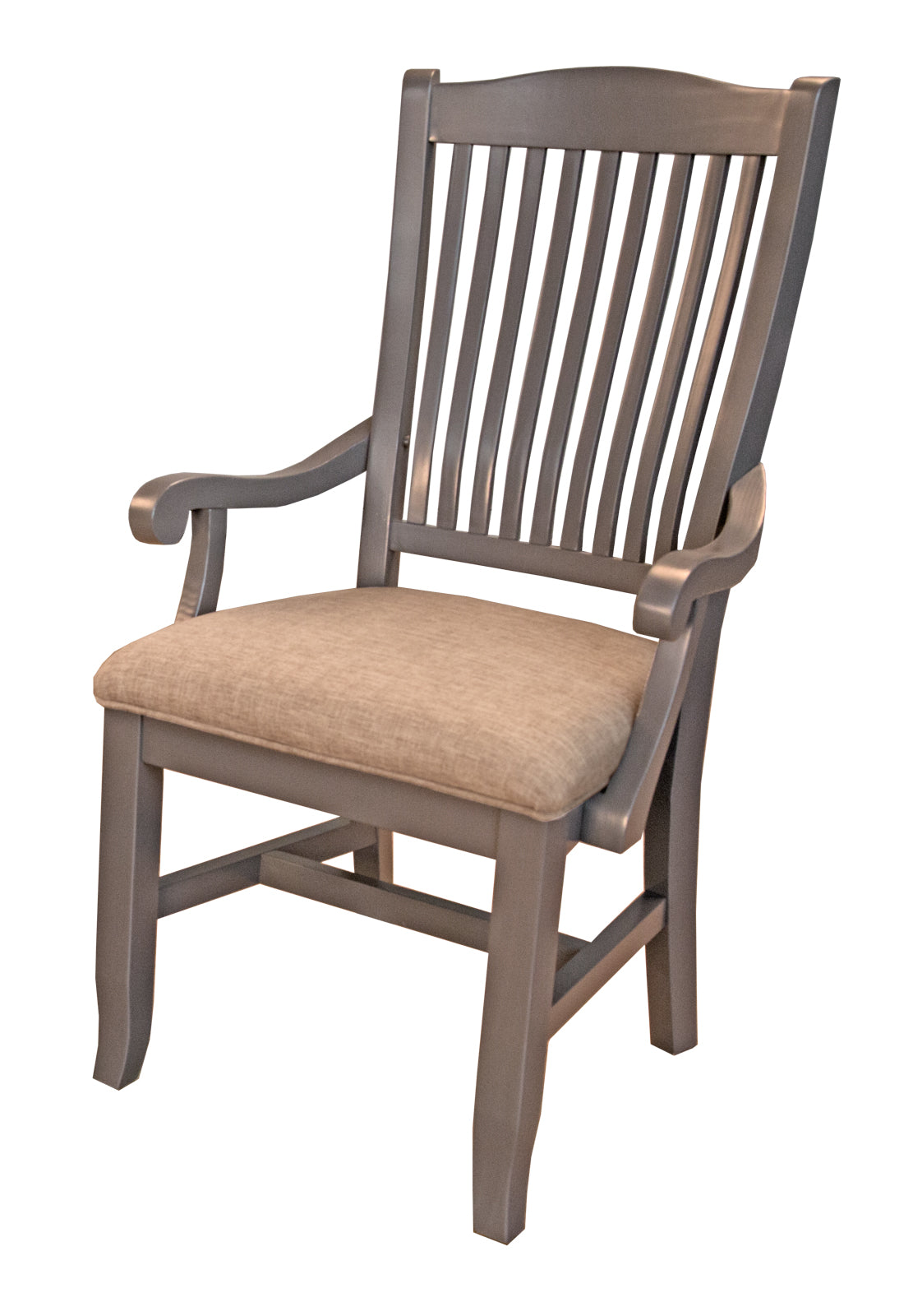SLATBACK ARM CHAIR – UPH SEAT