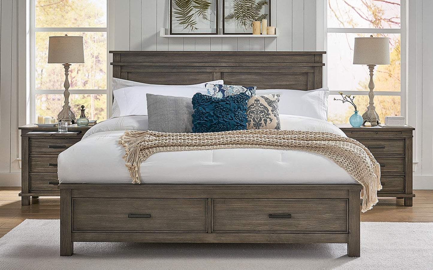 KING STORAGE BED