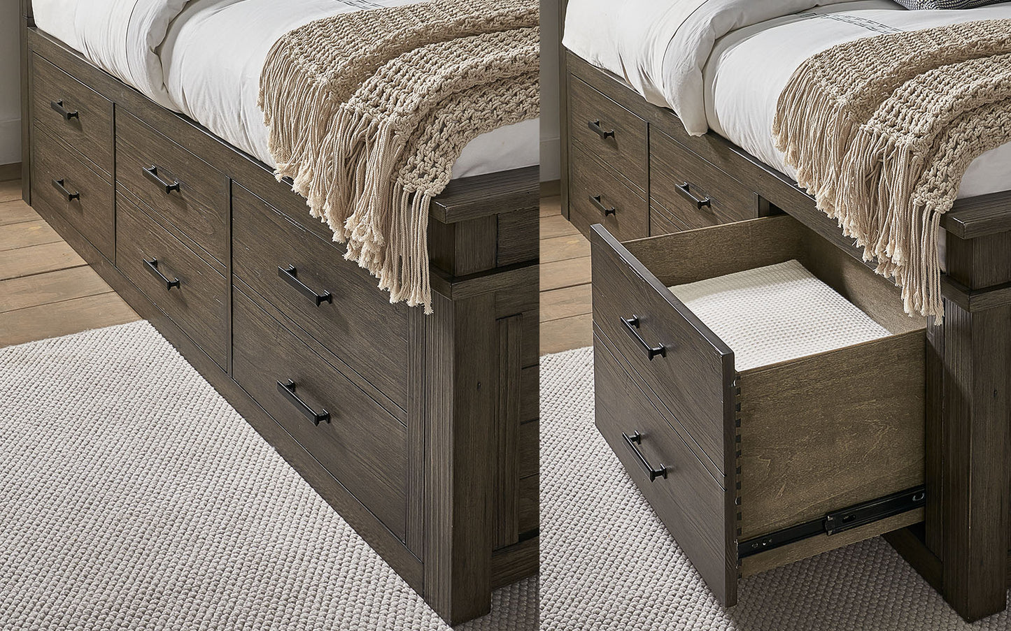 CAL KING CAPTAIN BED