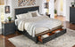 KING STORAGE BED