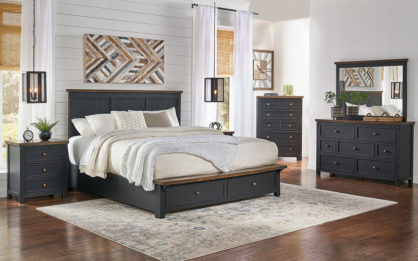 CAL KING STORAGE BED