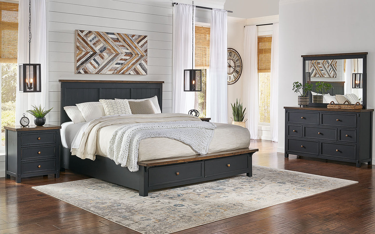 CAL KING STORAGE BED