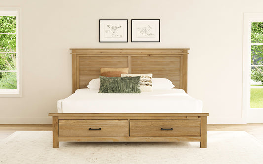 KING STORAGE BED