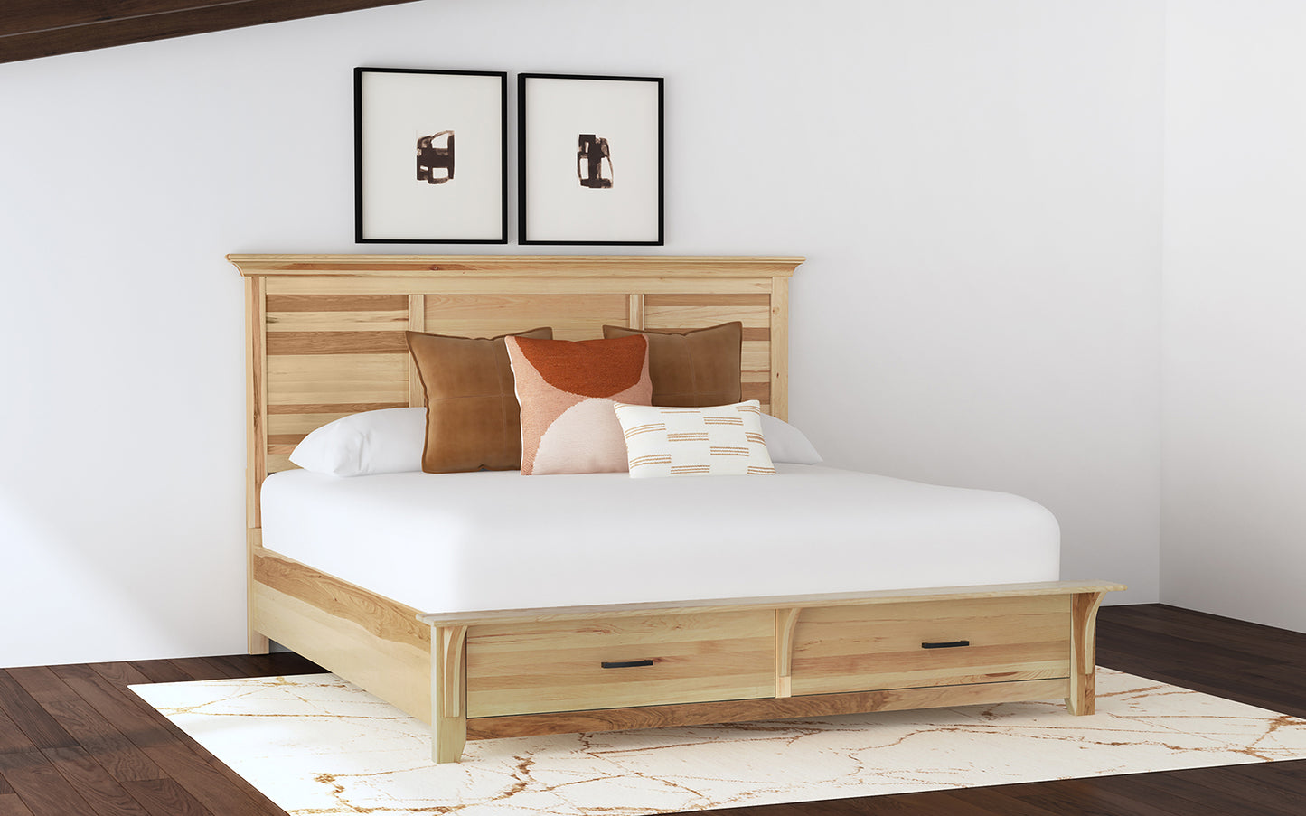 KING STORAGE BED
