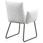 Ackland Upholstered Dining Arm Chair Light Grey (Set of 2)
