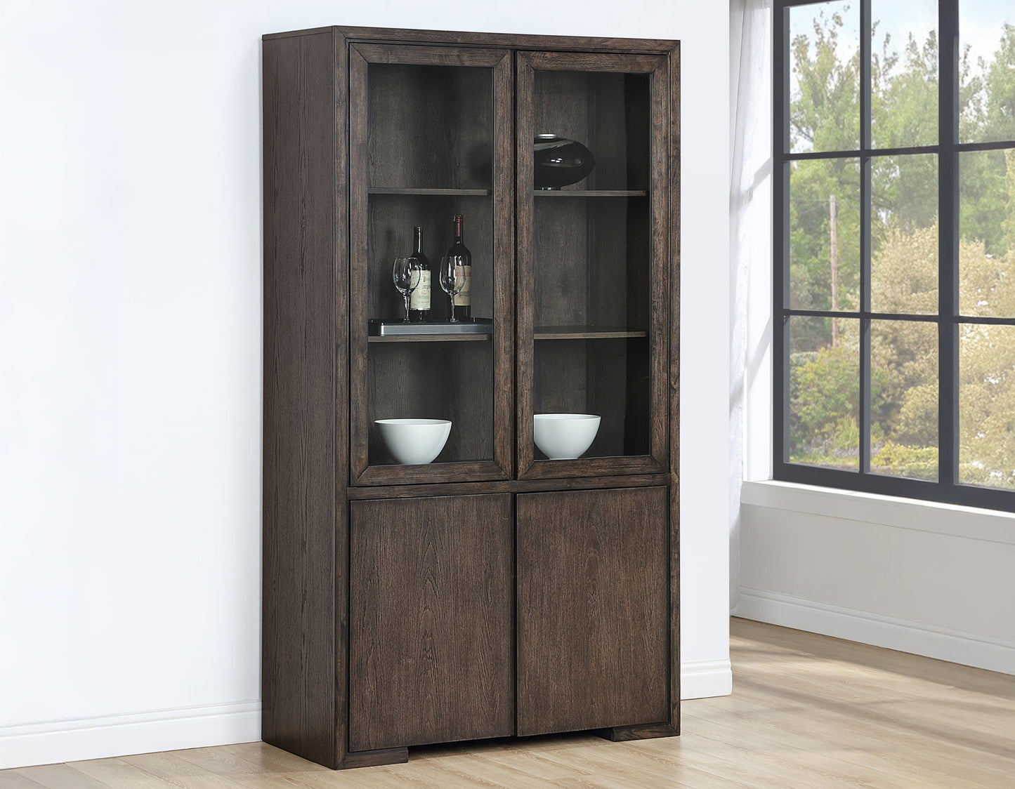 Evan Glass-Doored Curio