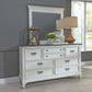 Allyson Park - King Panel Bed, Dresser & Mirror, Night Stand