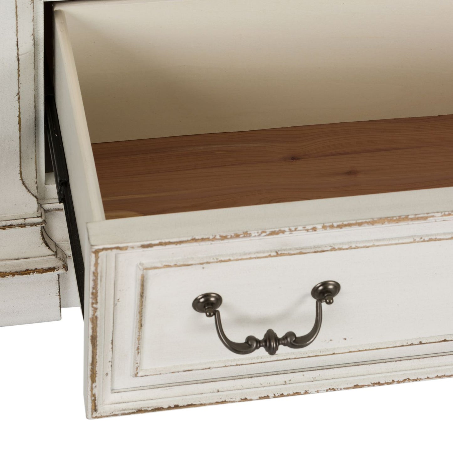 Abbey Park - King California Sleigh Bed, Dresser & Mirror