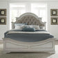 Magnolia Manor - King California Upholstered Bed, Dresser & Mirror, Night Stand