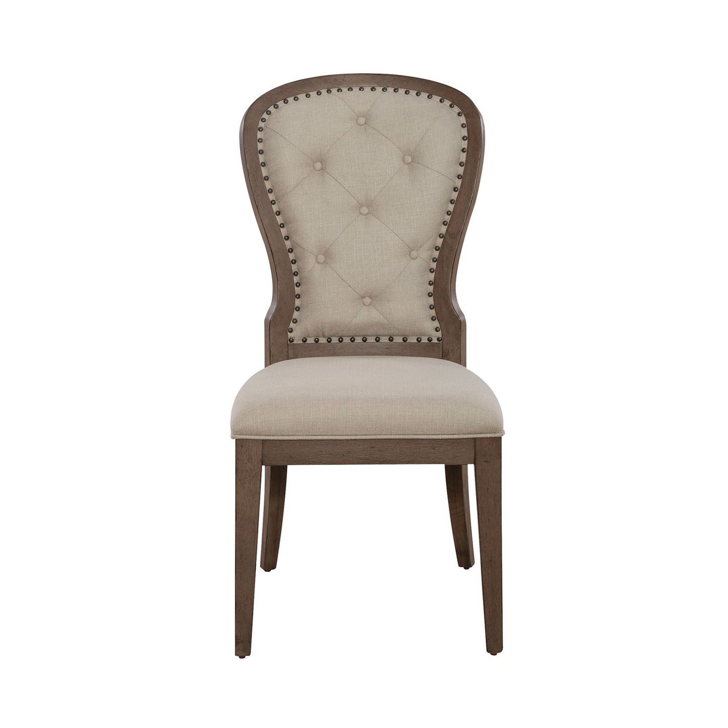 Americana Farmhouse - Uph Tufted Back Side Chair