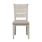 Farmhouse Reimagined - Ladder Back Uph Side Chair (RTA)