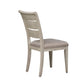 Farmhouse Reimagined - Ladder Back Uph Side Chair (RTA)