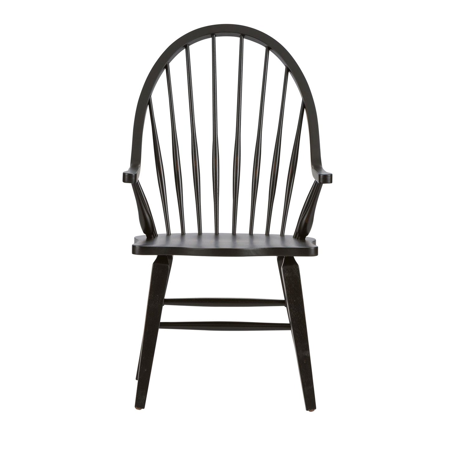 Hearthstone Ridge - Windsor Back Arm Chair - Black