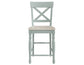 Darcy Solid Wood 24″ Counter Stool, Mint Green and Parchment Finish