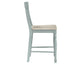 Darcy Solid Wood 24″ Counter Stool, Mint Green and Parchment Finish