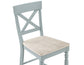 Darcy Solid Wood 24″ Counter Stool, Mint Green and Parchment Finish