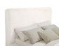 Rebecca Faux Fur Upholstered Eastern King Bed Cream