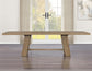 Orinda 72-108 Inch Dining Table with Two 18 Inch Leaves