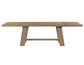 Orinda 72-108 Inch Dining Table with Two 18 Inch Leaves