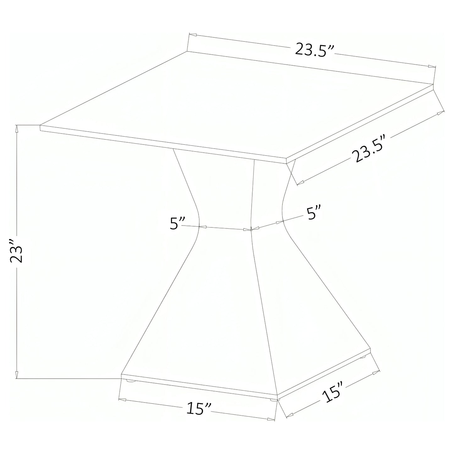 Jenny 2-piece Rectangular Coffee and End Table Set Chrome