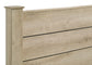Oakglen 55-inch Eastern King Panel Bed Weathered Oak