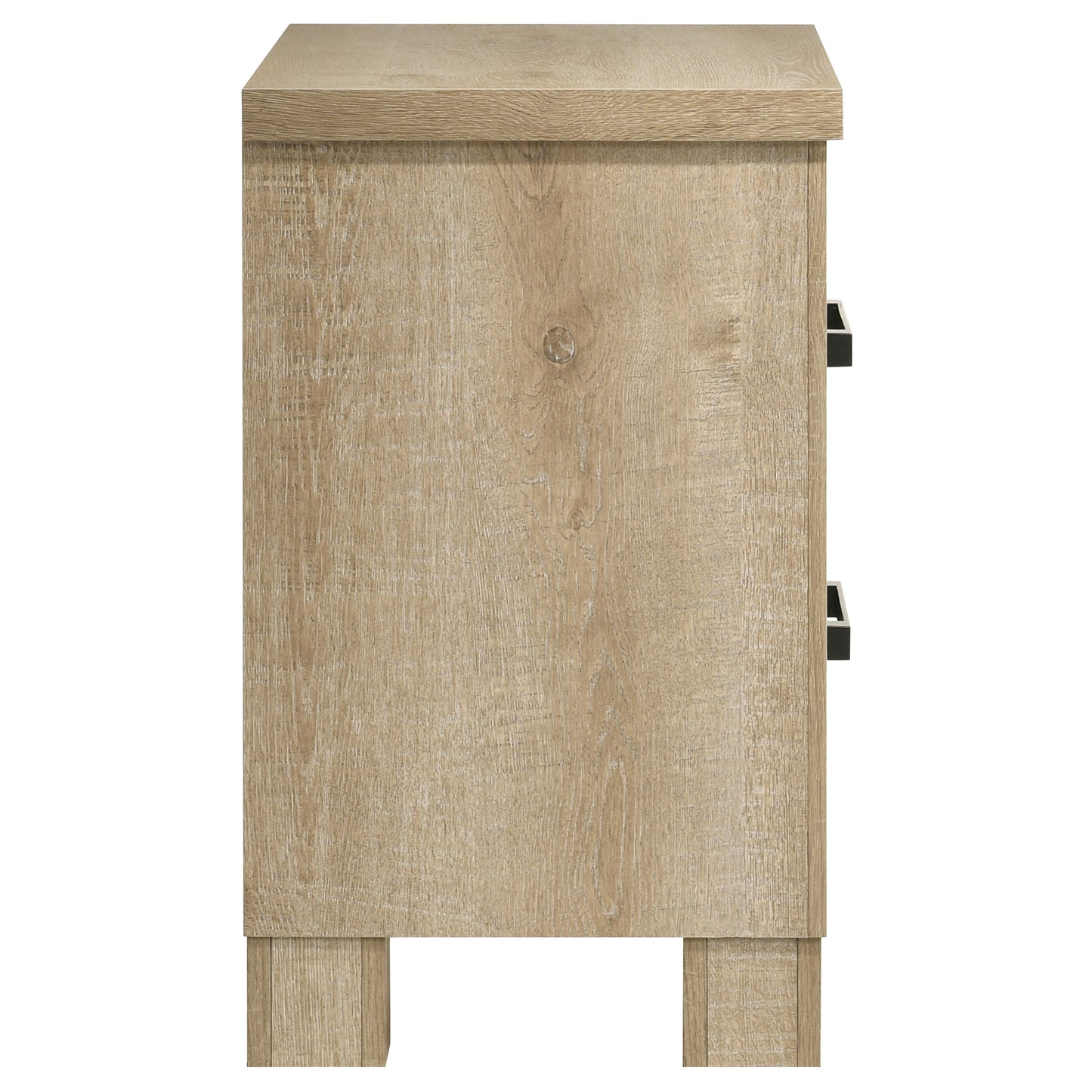 Oakglen 2-drawer Nightstand Bedside Table Weathered Oak