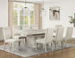 Garland 5-Piece Dining Set, Distressed Greige Finish