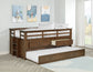 Carlsbad Wood Twin Captains Bed With Trundle Medium Brown