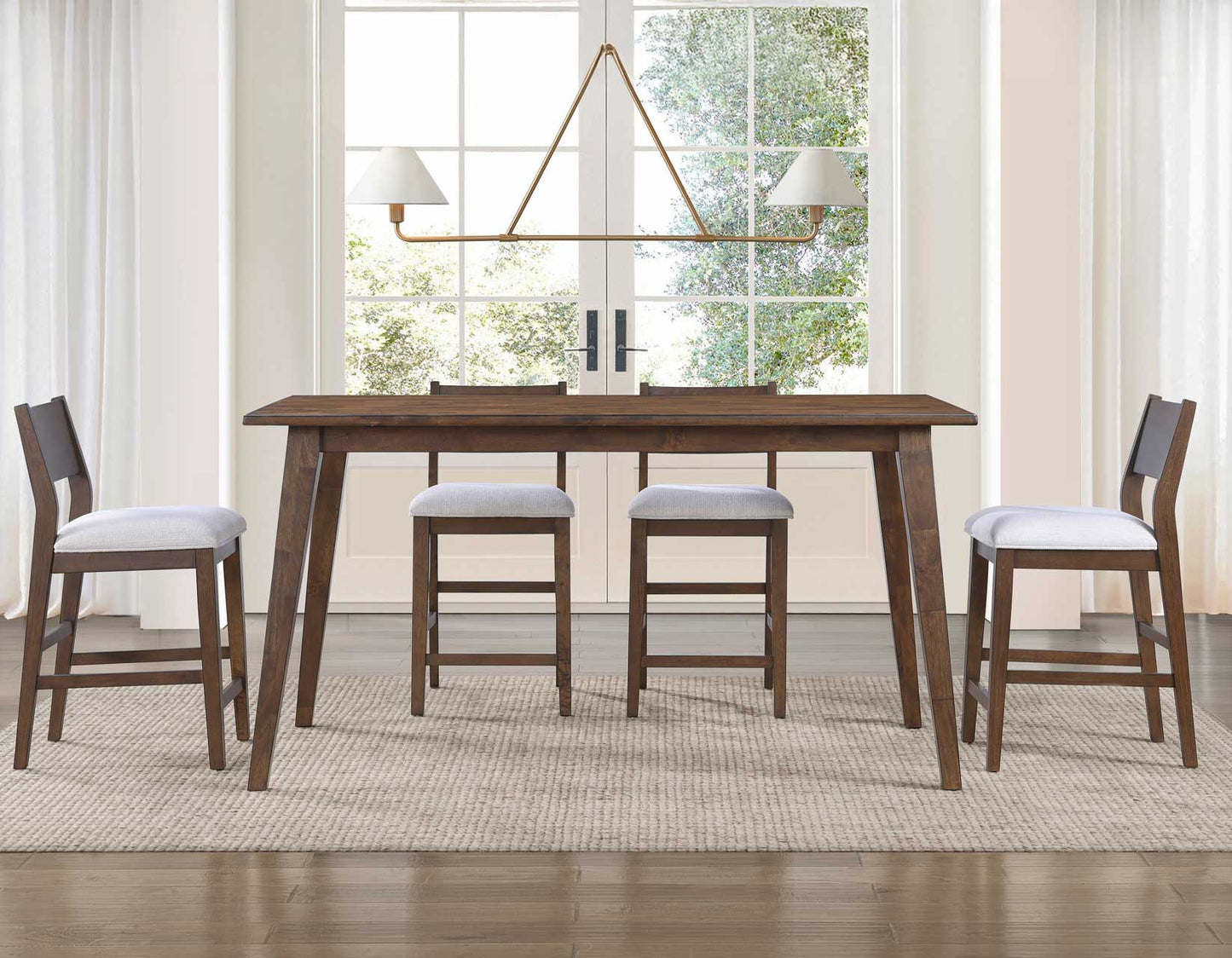 Canton 72″ Solid Wood Counter Table